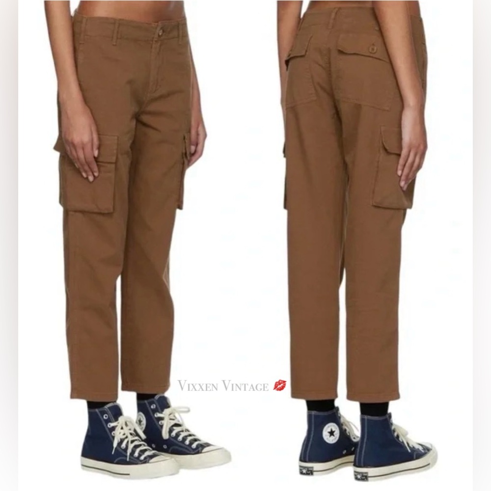 FRAME 'RELAXED-FIT UTILITY PANT' IN WASHED LATTE - Picture 2 of 8